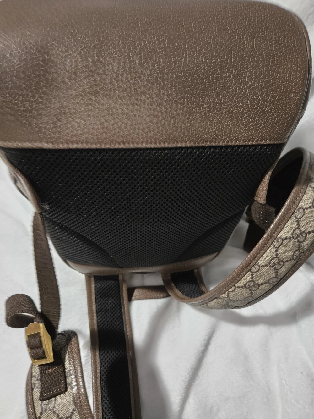 Gucci x Disney Donald Duck GG Canvas Backpack - Brown with Red & Blue Print